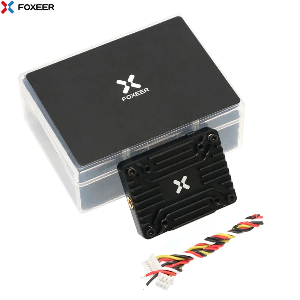 Foxeer Reaper Extreme V2 5.8GHz VTX — 2.5W / 3W / 5W / 10W, 72–80CH, Built-in Mic & Fan, Tramp, 20×20mm, for FPV Long Range Drones