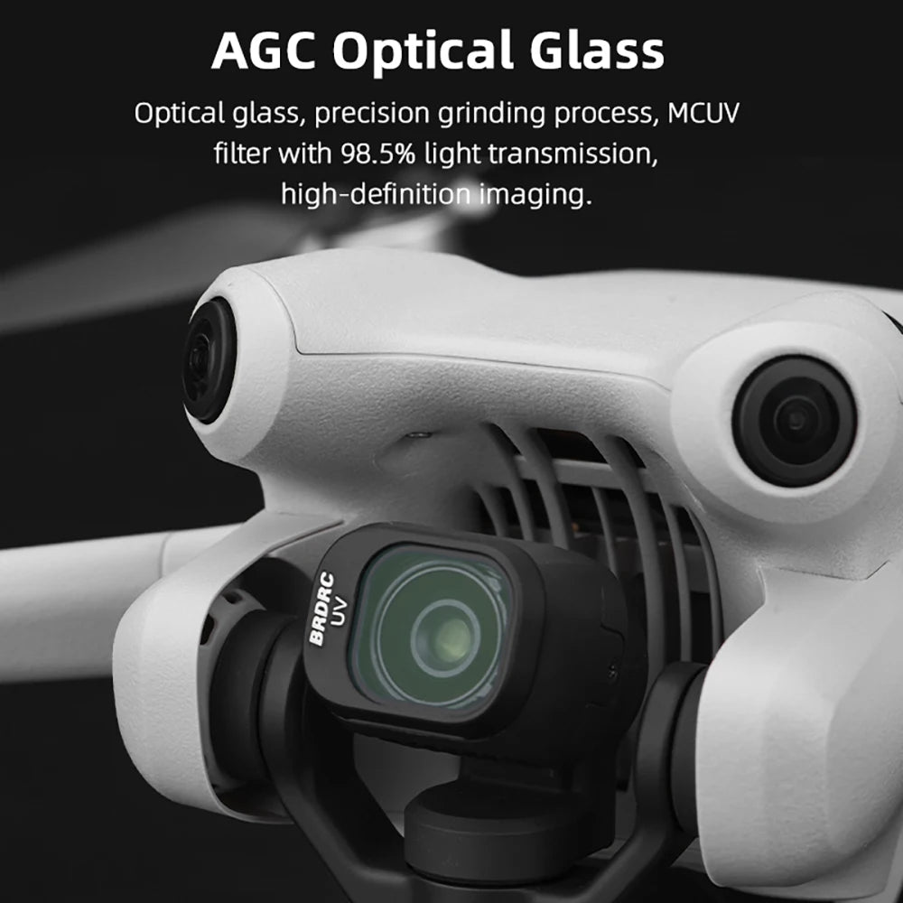 BRDRC Lens Filters for DJI Mini 4 Pro - UV CPL ND8/16/32/64 ND-PL Set