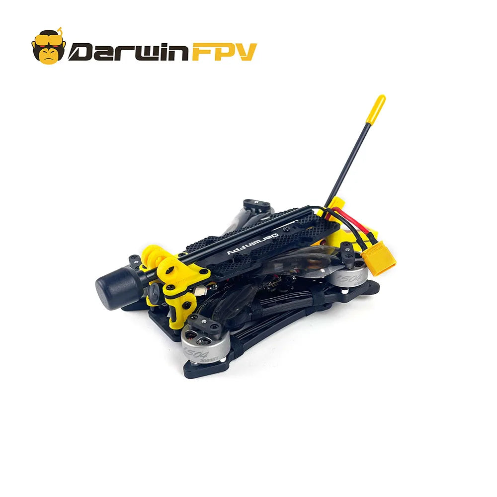 DarwinFPV  FoldApe4 4 Inch Folding Long Range FPV Drone F411 15A ELRS AIO Quadcopter