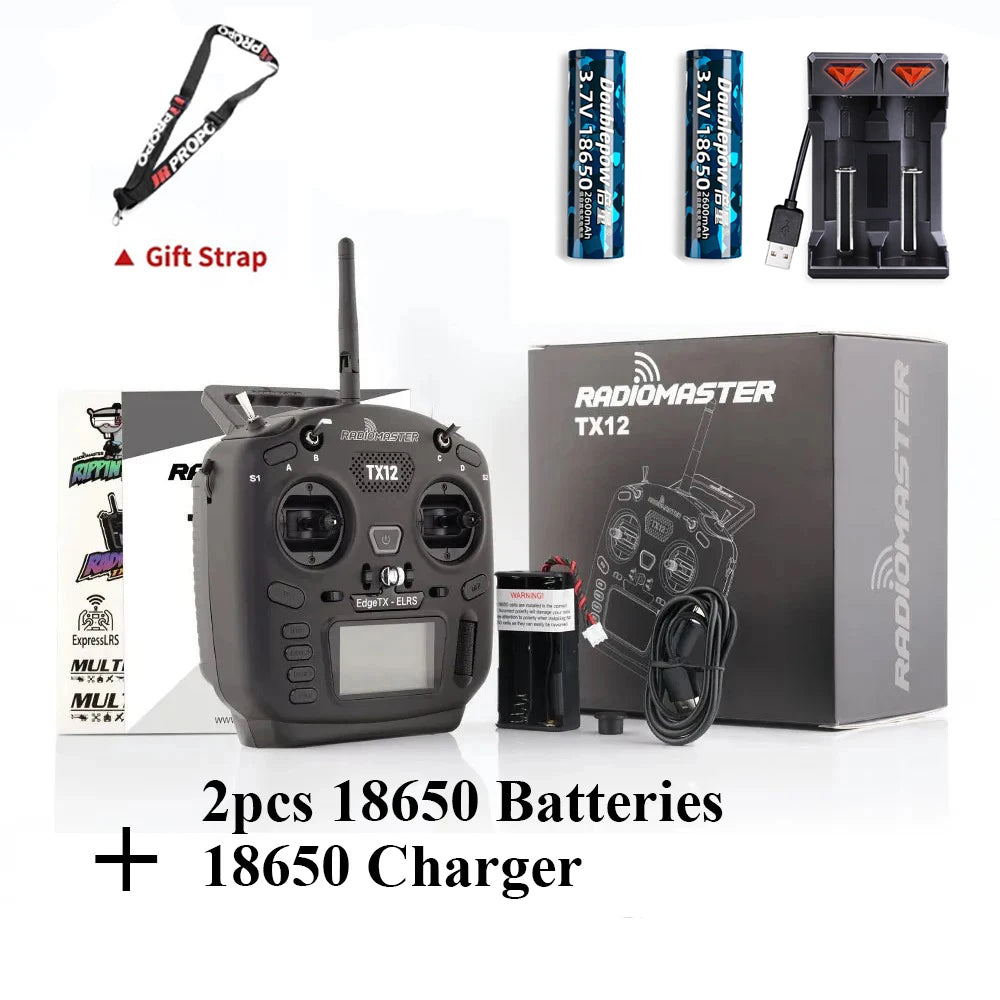 RadioMaster TX12 MKII ELRS Radio - EdgeTX OpenTX 16CH Transmitter