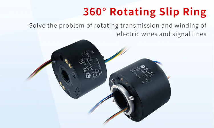 Slip Ring Rotation Rotating conductive slip ring inner diameter 25.4 hollow circuit slip ...