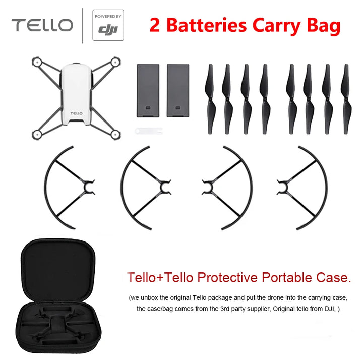 DJI Tello Mini Micro Folding Quadcopter RC Drone WIFI APP Remote Control FPV With 720P Camera Teaching Copter DIY SDK Develop