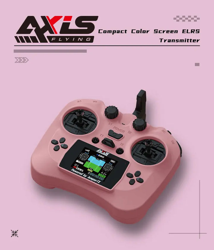 Axisflying ELRS 2.4G Radio Transmitter - 12CH 100mW Hall Sensor Gimbals with HD Color Screen