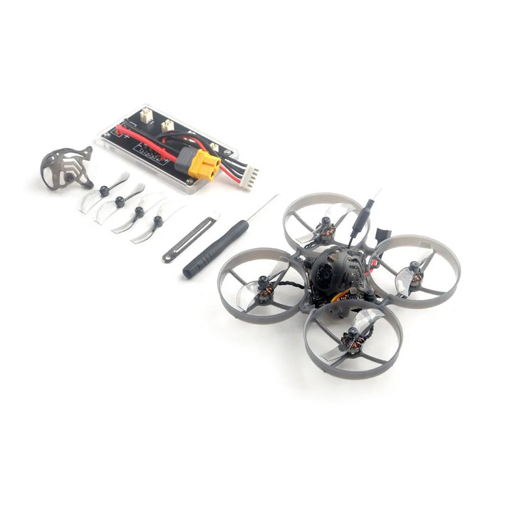 Happymodel Mobula7 V2 75mm Micro FPV Whoop Drone - 1S, Caddx ANT Camera, RS0802 KV20000 Motors, X12 5-IN-1 AIO Flight Controller, 400mW OpenVTX