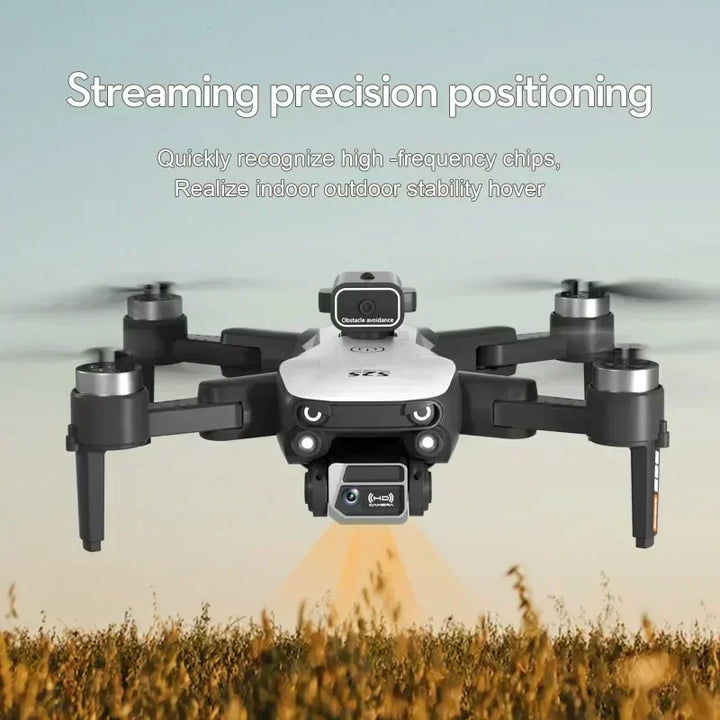 New S2S Drone 8K HD Dual Camera Brushless Motor Obstacle Avoidance Dron RC Helicopter Foldable Quadcopter Toy For Xiaomi