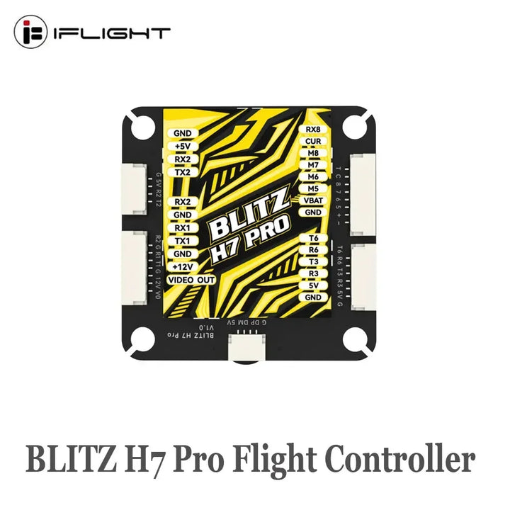iFlight BLITZ H7 Pro Flight Controller — STM32H743, 4–12S, Betaflight & ArduPilot