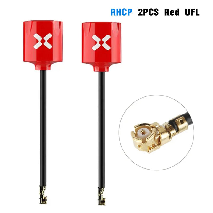 Foxeer Micro Lollipop 5.8GHz FPV Antenna 2.5dBi — RHCP/LHCP, UFL/SMA/RP-SMA, 1PC or 2PC