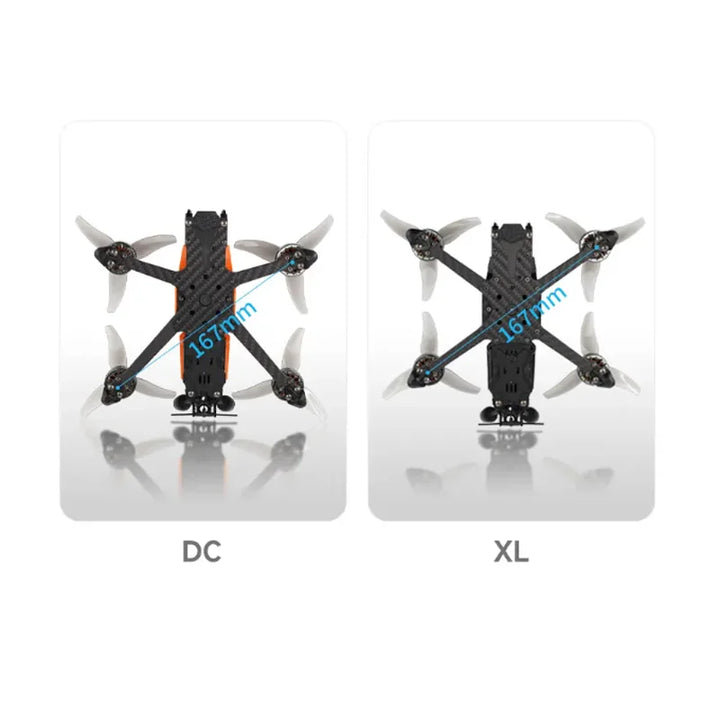 DeepSpace SEEKER 35 3.5" Freestyle FPV Drone — XL or DC Frame, Analog or DJI O4 Pro, ELRS 2.4G or TBS Crossfire