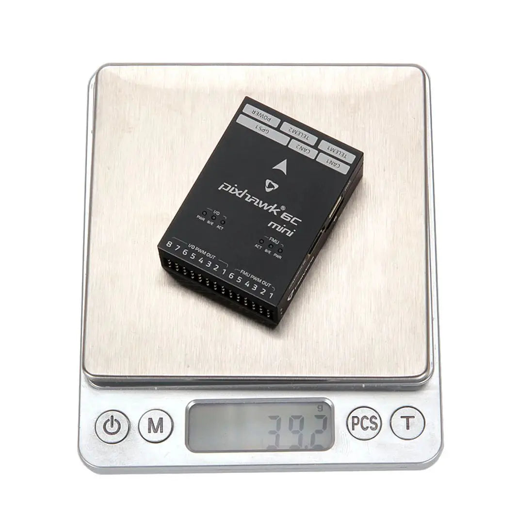Holybro Pixhawk 6C Mini Flight Controller — Compact FMU v6C, PX4 & ArduPilot, Optional PM02/PM06 Power Module & M9N/M10 GPS