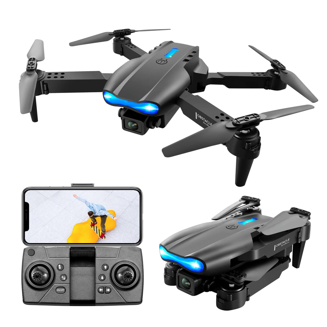 Drone MHD E99 Folding drones con cámara Professional HD Dual Aerial Photography Four-axis flight Remote Control Drones Toys Gift