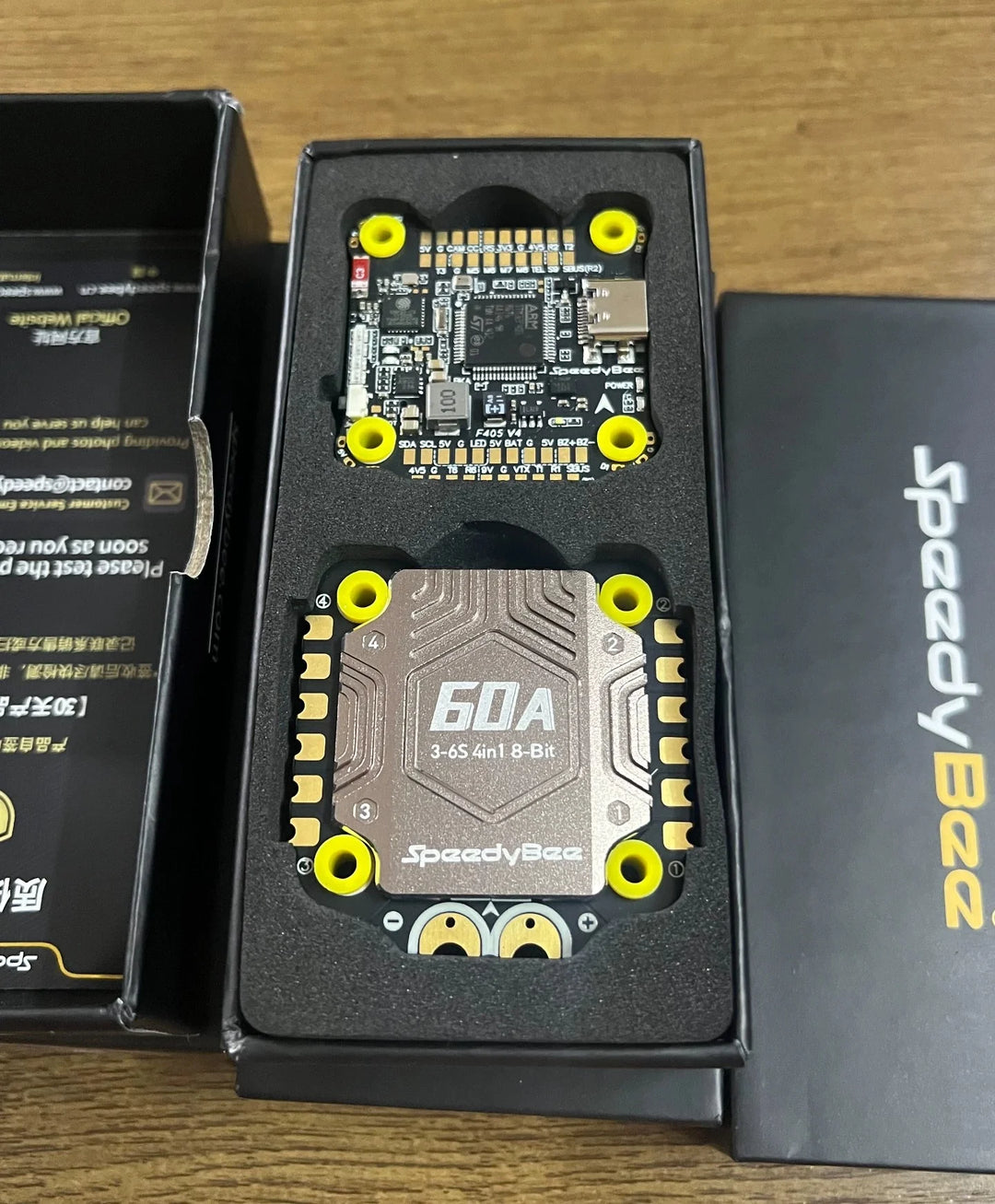 SpeedyBee F405 V4/V5 BLS 55A Flight Controller Stack - BMI270 30x30 4-in-1 ESC FPV Racing Drone