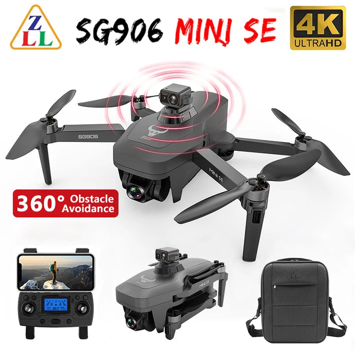 SG906 Mini SE GPS Drone 4K Profesional Camera Dron 5G WiFi with 360° Obstacle Avoidance Brushless Motor RC Quadcopter VS KF102