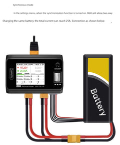 Toolkitrc Hawaii M6d Mojito Version Balance Charger 6S Lithium Battery Dual-Channel 500W Model Aircraft UAV