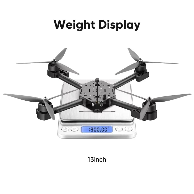 HS Airforce HS-P134M 11KG Heavy-Lift Long-Range FPV Drone 7KG Payload 130KMH ELRS 8S LiPo