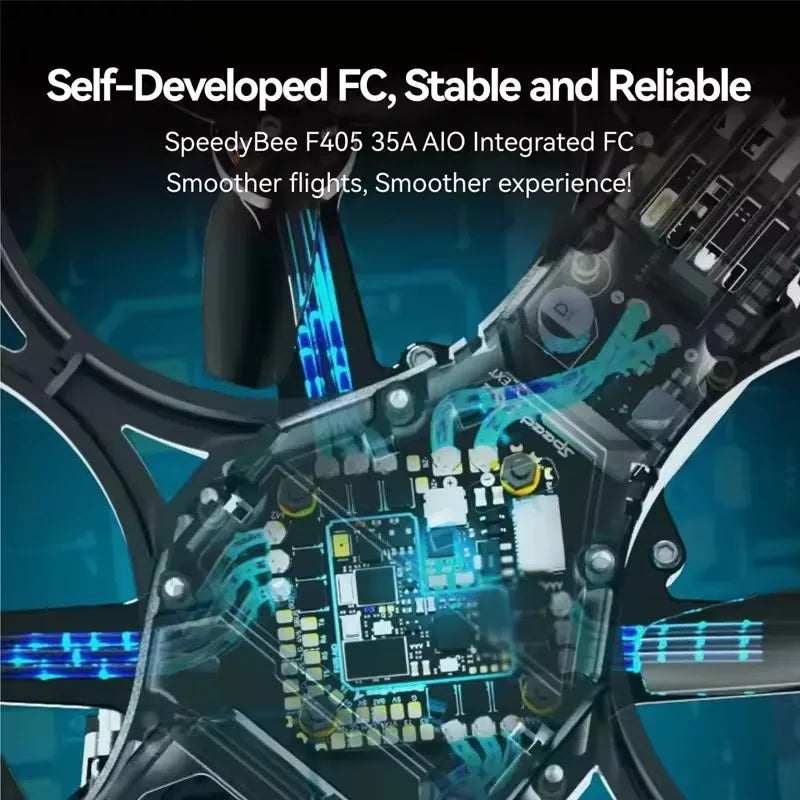 SpeedyBee Bee25 2.5" HD FPV Cinewhoop — DJI O4/O3/Runcam Link, ELRS 2.4G / TBS CRSF