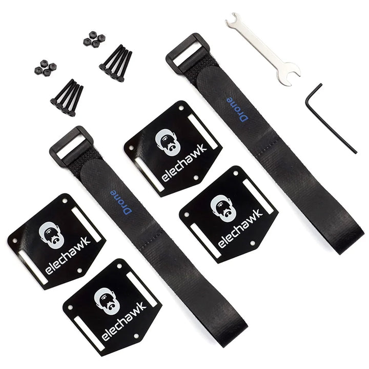 FPV Drone Backpack Mounting Kit — Strap Tie & Hanging Buckle for Carrying Racing Drones