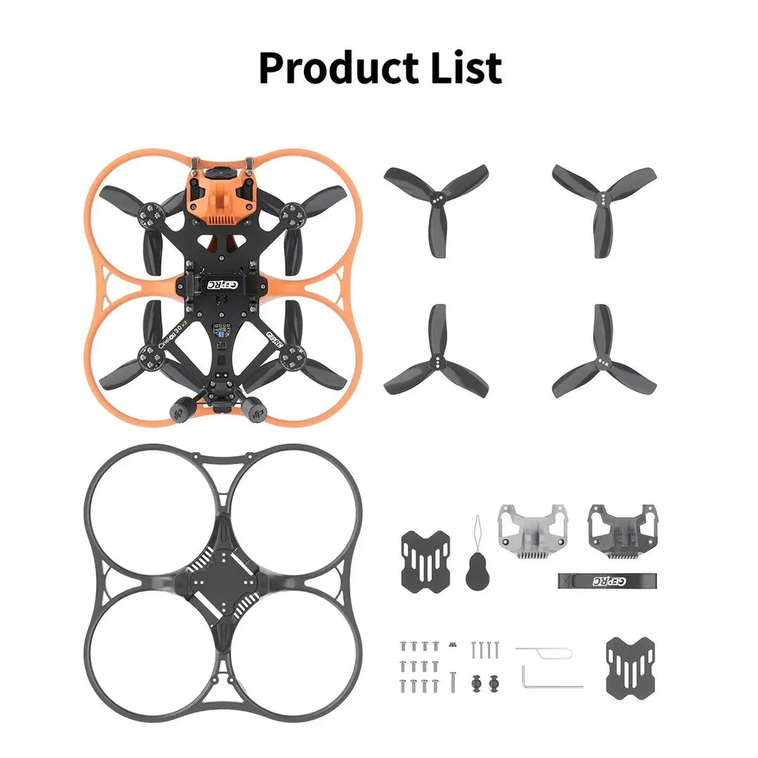 GEPRC Cinelog30 V3 RC Freestyle Drone O4 Pro Air Unit /WTFPV SPEEDX2 1404 3850KV TAKER F722 45A 32Bit AIO 16MB FPV Quadcopter
