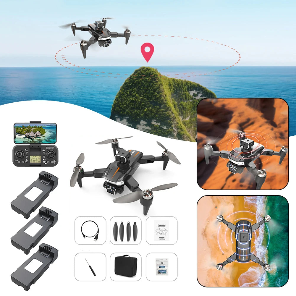 360° Obstacle Avoidance Folable Flying-Drone Wind Resistance Quadcopters Toy For Adult Children