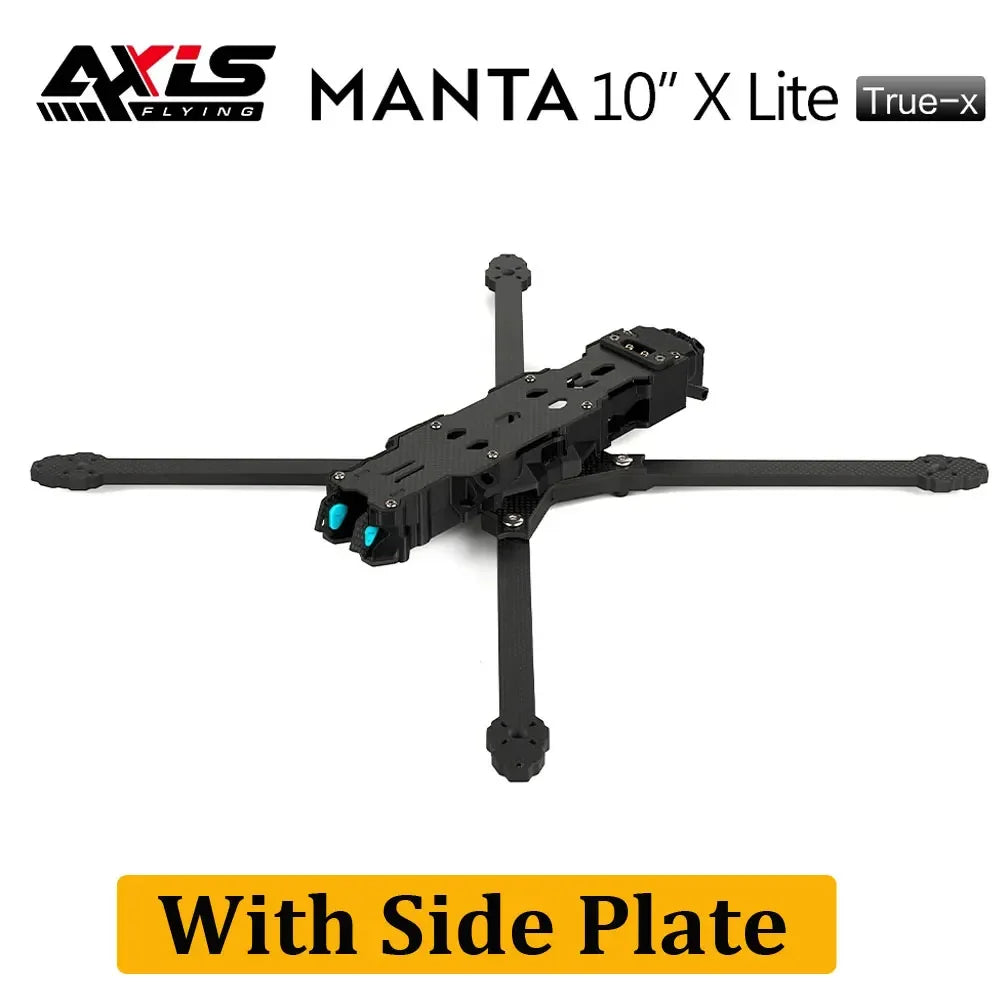 Axisflying MANTA10" Lite 10inch FPV Freestyle Drone Ture X Frame Kit 402mm Wheelbase T700 Carbon Compatible 10inch Propeller