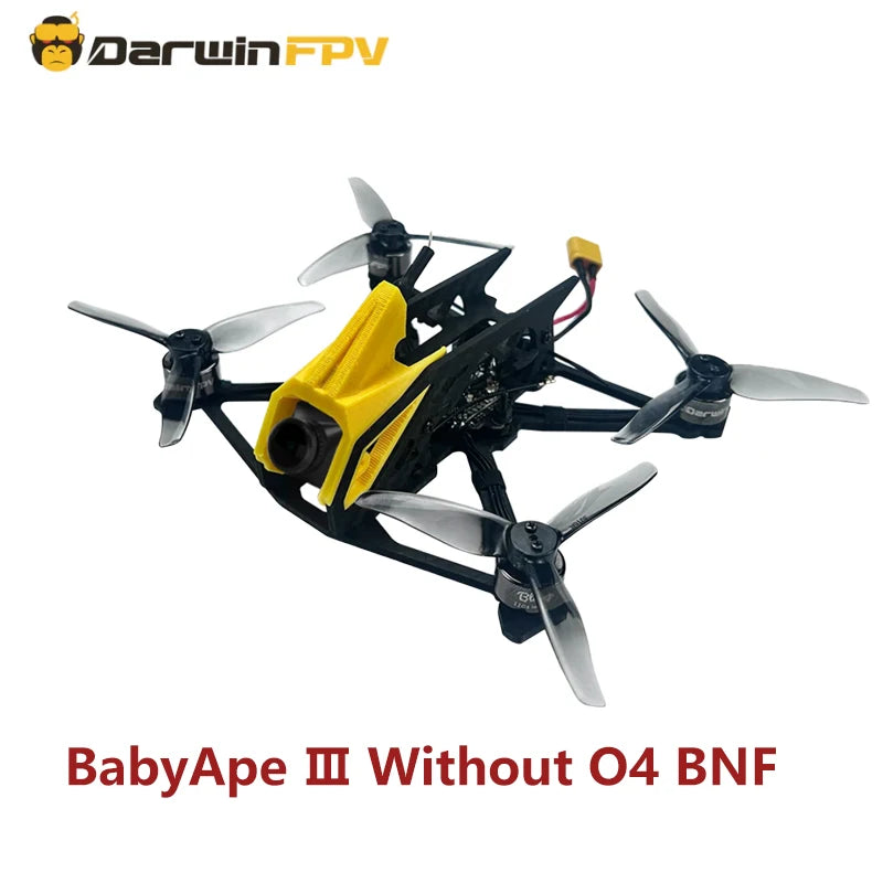 DarwinFPV BabyApe III 3" BNF Freestyle FPV Drone - F411 ELRS 2.4G Analog