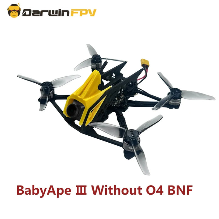 DarwinFPV BabyApe III 3" BNF Freestyle FPV Drone - F411 ELRS 2.4G Analog