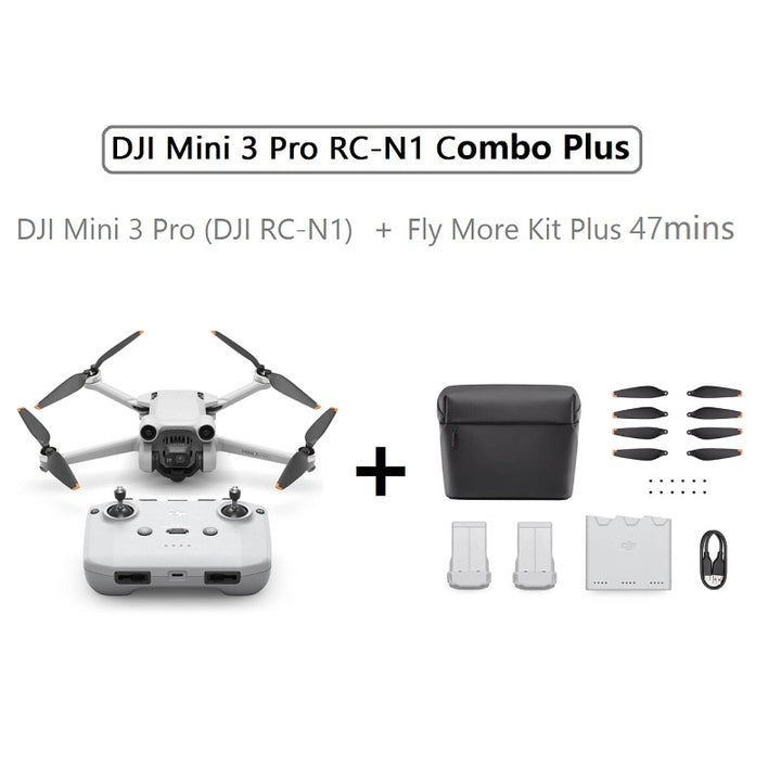 DJI Mini 3 Pro Camera Drone 249g 4K/60fps Video Tri-Directional Obstacle Sensing FocusTrack MasterShot Quadcopter