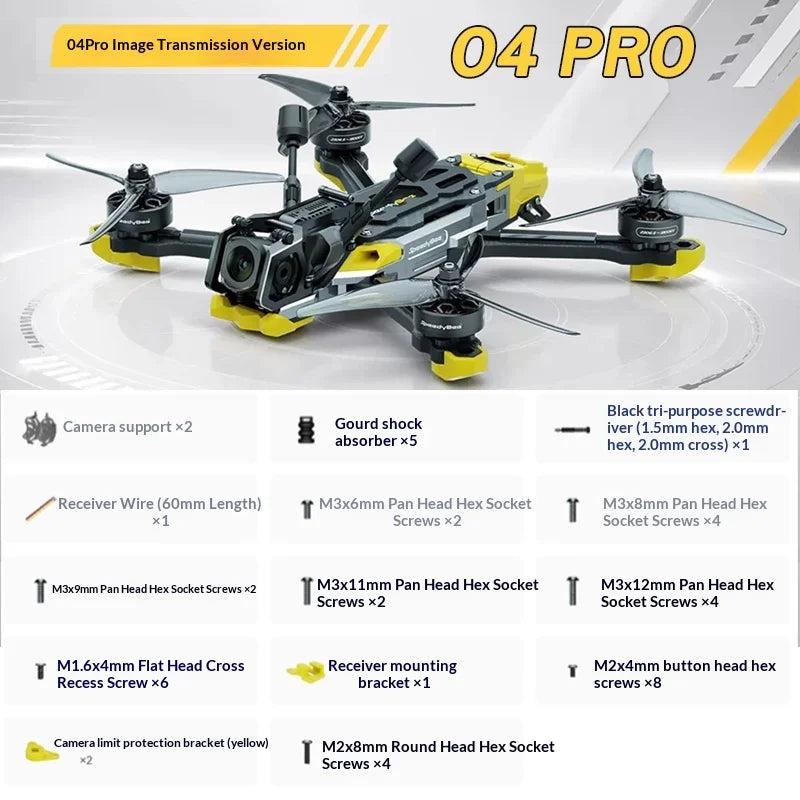 SpeedyBee Master5 V3 5" FPV Freestyle Drone — F405 V5 FC, O4 Pro 4K/60fps, Brushless