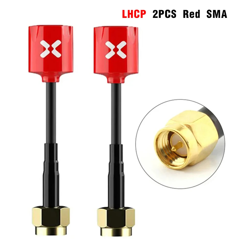Foxeer Micro Lollipop 5.8GHz FPV Antenna 2.5dBi — RHCP/LHCP, UFL/SMA/RP-SMA, 1PC or 2PC