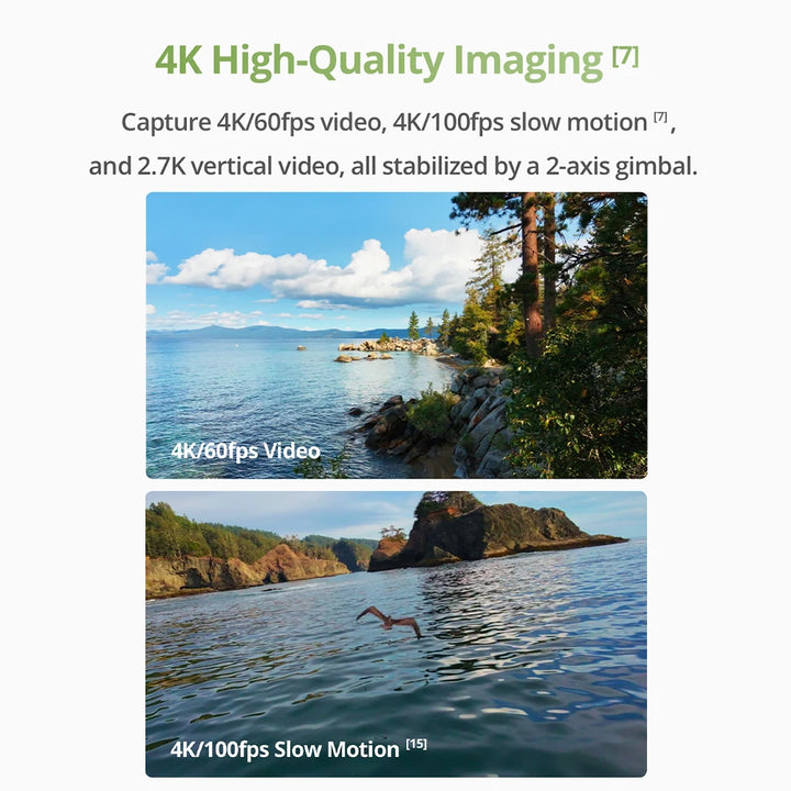 DJI Neo 2 — 4K 60FPS, 151g, O4+ 20km, Omnidirectional Obstacle Sensing, Front LiDAR, 49GB Storage, Palm Takeoff, Gesture Control, 19 Min Flight
