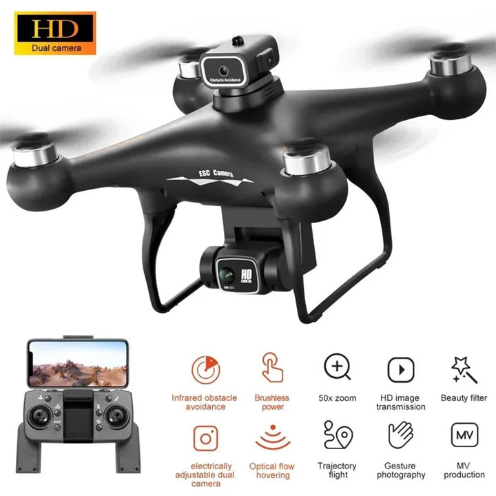 Professional S116 MAX Drone 8K WIFI FPV Camera 360° Obstacle Avoidance Brushless Motor RC Quadcopter Mini Dron Toy