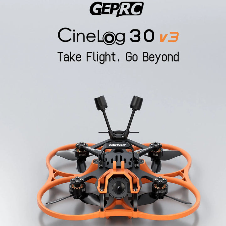 GEPRC Cinelog30 V3 O4 Pro Air Unit Quadcopter 4K HD Record FPV Drone with LED BEC Light/TAKER F722 45A 32-bit AIO/1404 3850KV