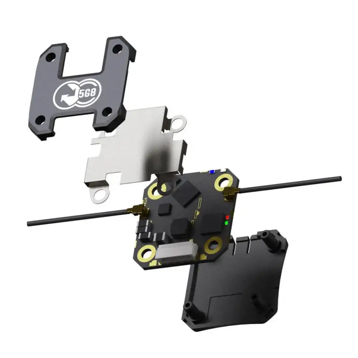 TBS Crossfire Sixty9 — AIO CRSF Receiver + Unify Pro32 VTx, 915MHz, Up to 1W, 2-6S, 20×20mm / 30×30mm, 4.1g, FPV Drone
