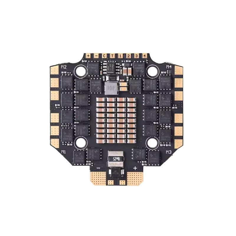 T-Motor Cine C80A 4-in-1 ESC — 4-8S 80A BLHeli_32 Dual MOSFET for Cinematic FPV Drones