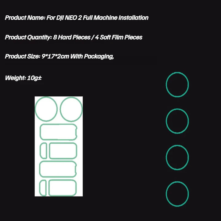 DJI Neo Lens Protective Film - HD Anti-Scratch Camera Protection