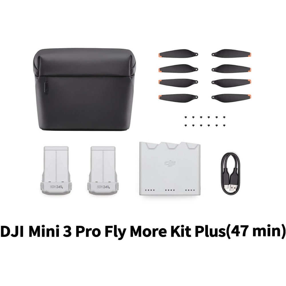 DJI Mini 3 Pro Fly More Kit / Kit Plus 2 Intelligent Flight Batteries Two-Way Charging Hub /DJI Mini 3 Pro Battery Plus