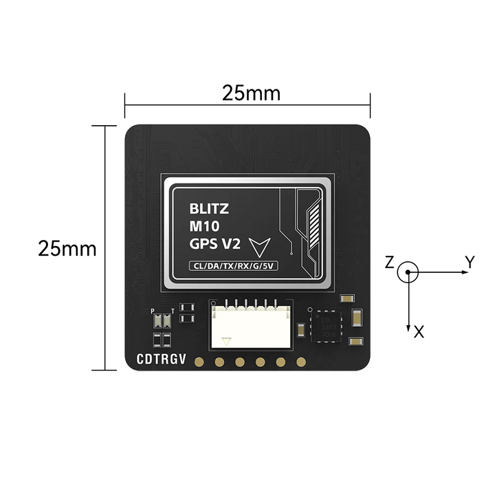 iFlight BLITZ M10 V2 GPS — u-blox M10, Built-In Compass, 10Hz, Mini & Standard