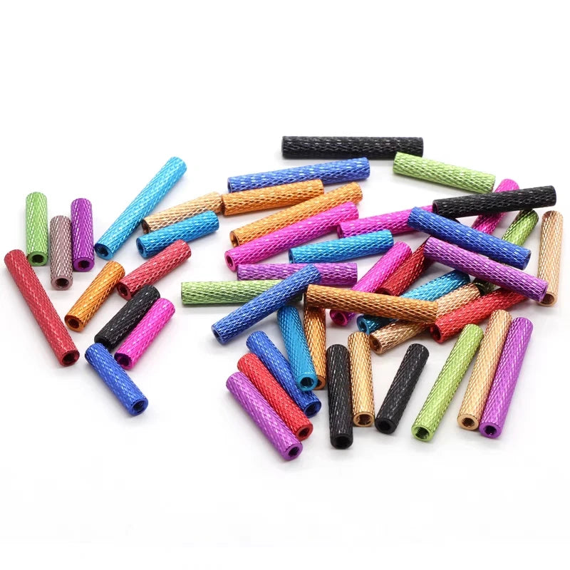 M2 Aluminum Standoff Spacers 10pcs — Knurled Round Column for FPV Drone & RC Multicopter Builds