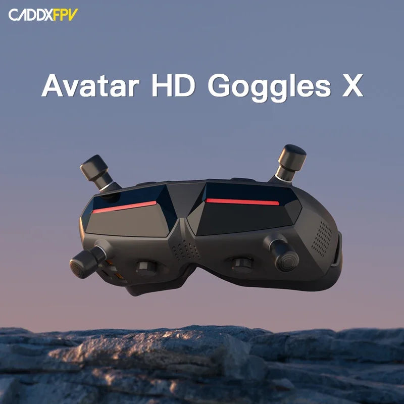 CADDXFPV Walksnail Avatar HD Goggles X – 1080p/100FPS Immersive FPV Video with Advanced Connectivity-Goggles X