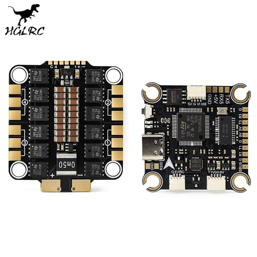 HGLRC SPECTER F460 2-6S 30X30mm Stack F405 V2 MPU6000 Flight Controller BLHELI_S 60A 4in1 ESC For FPV Freestyle Drone