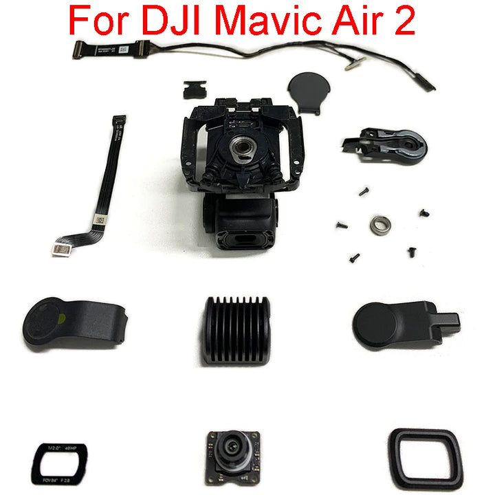 Original Air 2 Gimbal Camera Motors Air2 PTZ Cable Flexible Flat Line Lens Glass YR Motor and Bracket for DJI Mavic Air 2