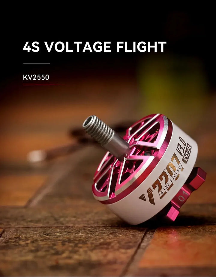 T-MOTOR VELOX V3 V2207 V2306 1750KV 1950KV 2050KV 6S 2550KV 4S Brushless Motor for FPV Freestyle Drones DIY Parts