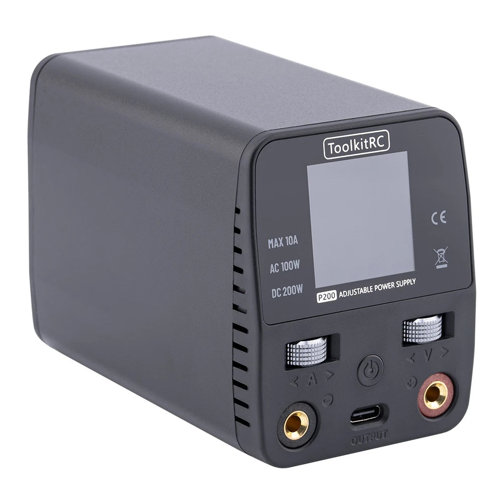 ToolkitRC P200 V2 AC/DC Desktop Fast Charger