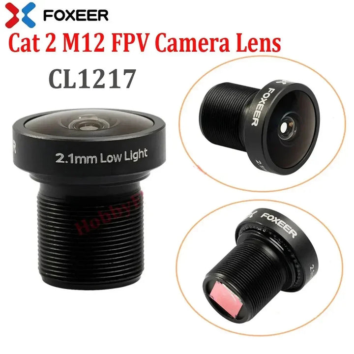 Original Foxeer Replacement Camera Lens 1.7mm 1.8mm 2.1mm 2.5mm Lens/M8 M12 Wide Angle Lens for Toothless/Predator/Falkor Camera