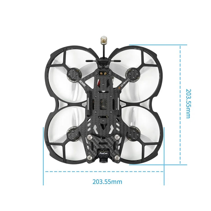 New GEPRC CineLog35 V2 HD Wasp F722-45A AIO Runcam Wasp FPV Drone