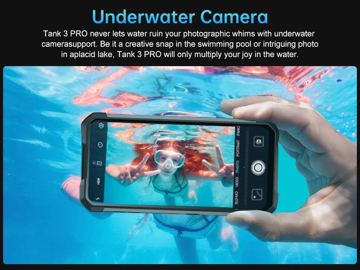 EU MX Warehouse 8849 Tank 3 Pro by Unihertz Rugged Smartphone 5G with 100 Lumens Projector 32/36GB 512GB 23800mAh Cell Phones