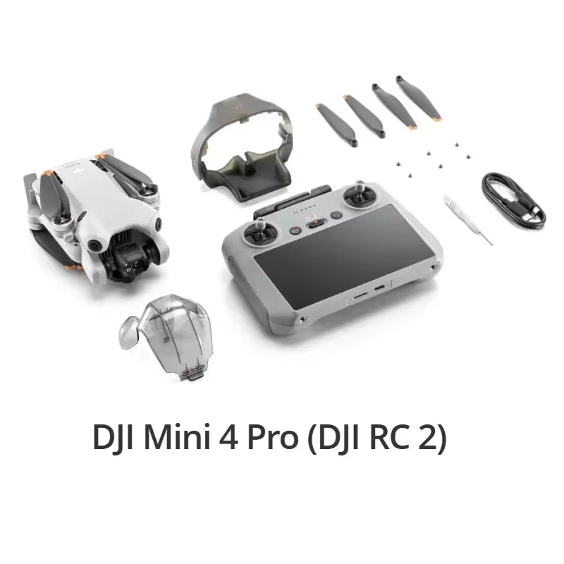 DJI Mini 4 Pro Drone / RC 2 / RC-N2 Combo 4K/60fps HDR True Vertical Shooting ActiveTrack 360° 100% Original Brand