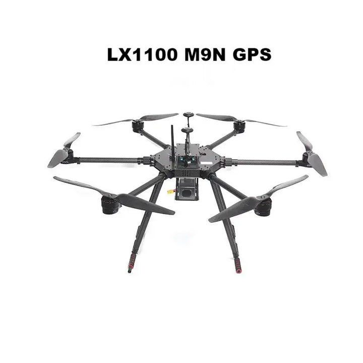 FPV LX1100 6C PRO M8N M9N M10 Full Carbon Fiber1100mm Hexa-Rotor Frame B-CUBE 80A ESC PX4 Pixhawk Flight Control Set 6215 Motor