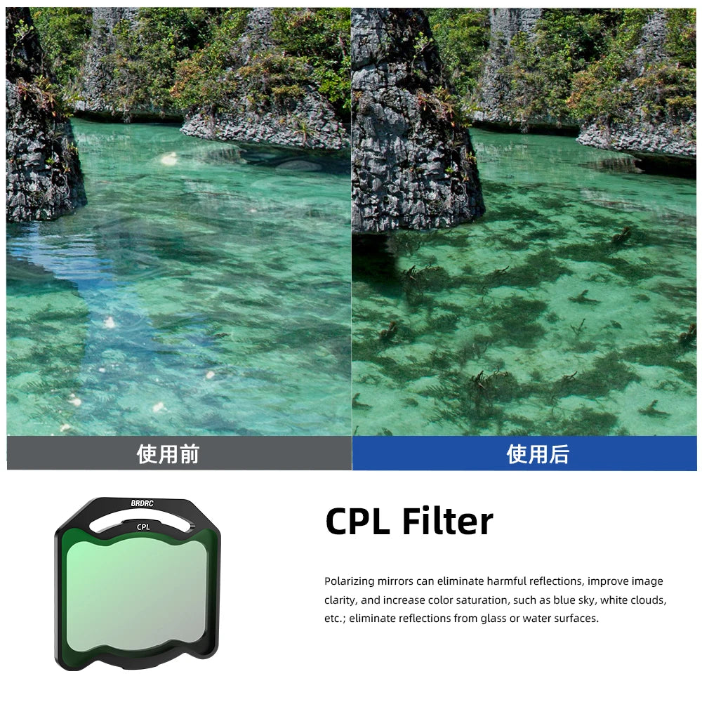 ND Lens Filter for DJI O4 Air Unit Pro Optical Glass Lenses Adjustable Filter Set ND8 ND16 ND32 ND64 UV CPL Accessories