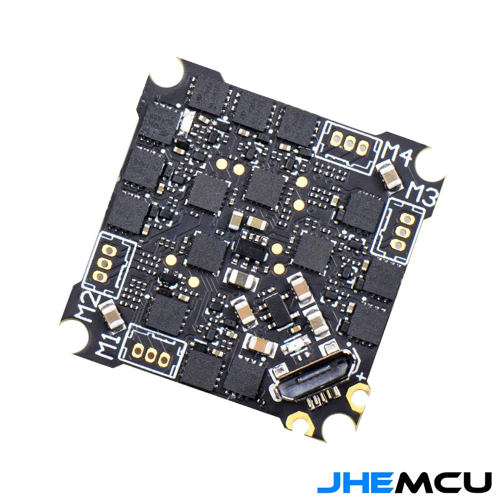 JHEMCU F4 AIO F411 Flight Controller BLHELIS 12A 4in1 ESC Drone Parts for RC FPV Freestyle Tinywhoop Cinewhoop Drone