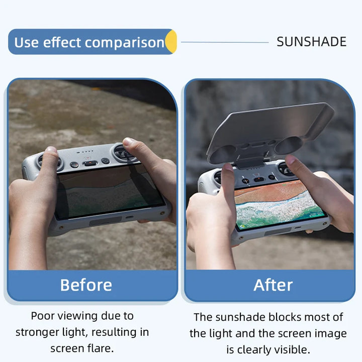 Sunshade + Screen / Rocker Protector for DJI RC Control for DJI Mavic 3 PRO/Mini 3 PRO/Mini3/Mavic 3 Classic Drone Accessories